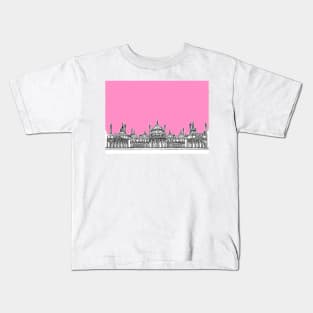 Brighton Royal Pavilion Facade ( pink version ) Kids T-Shirt